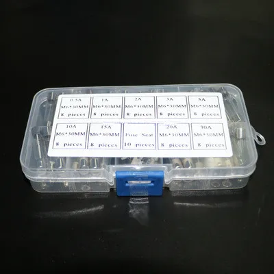 72pcsbox упакованный 6x30 мм стеклянный предохранитель 0.5A ~ 30A.|glass fuse|6x30mm glass fusefuse 6x30mm |