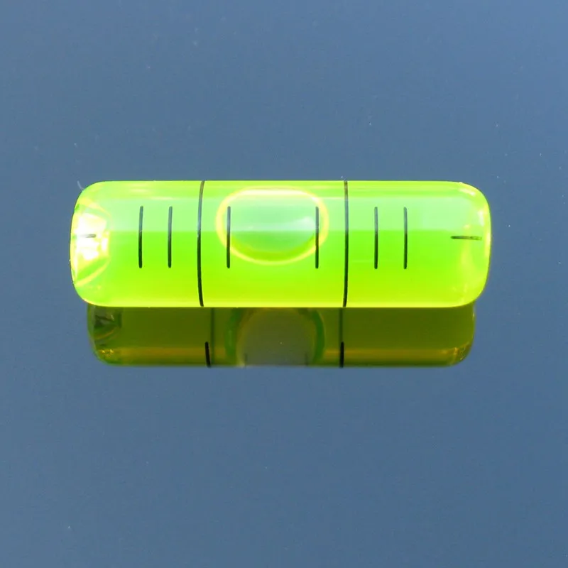 

QASE 9*29MM Tube Spirit Level Bubble High Accuracy Vial for Optoelectronic Instruments Total station 4'/2mm