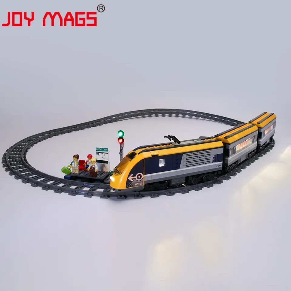 lego 60197 city passenger train toy and tracks building set