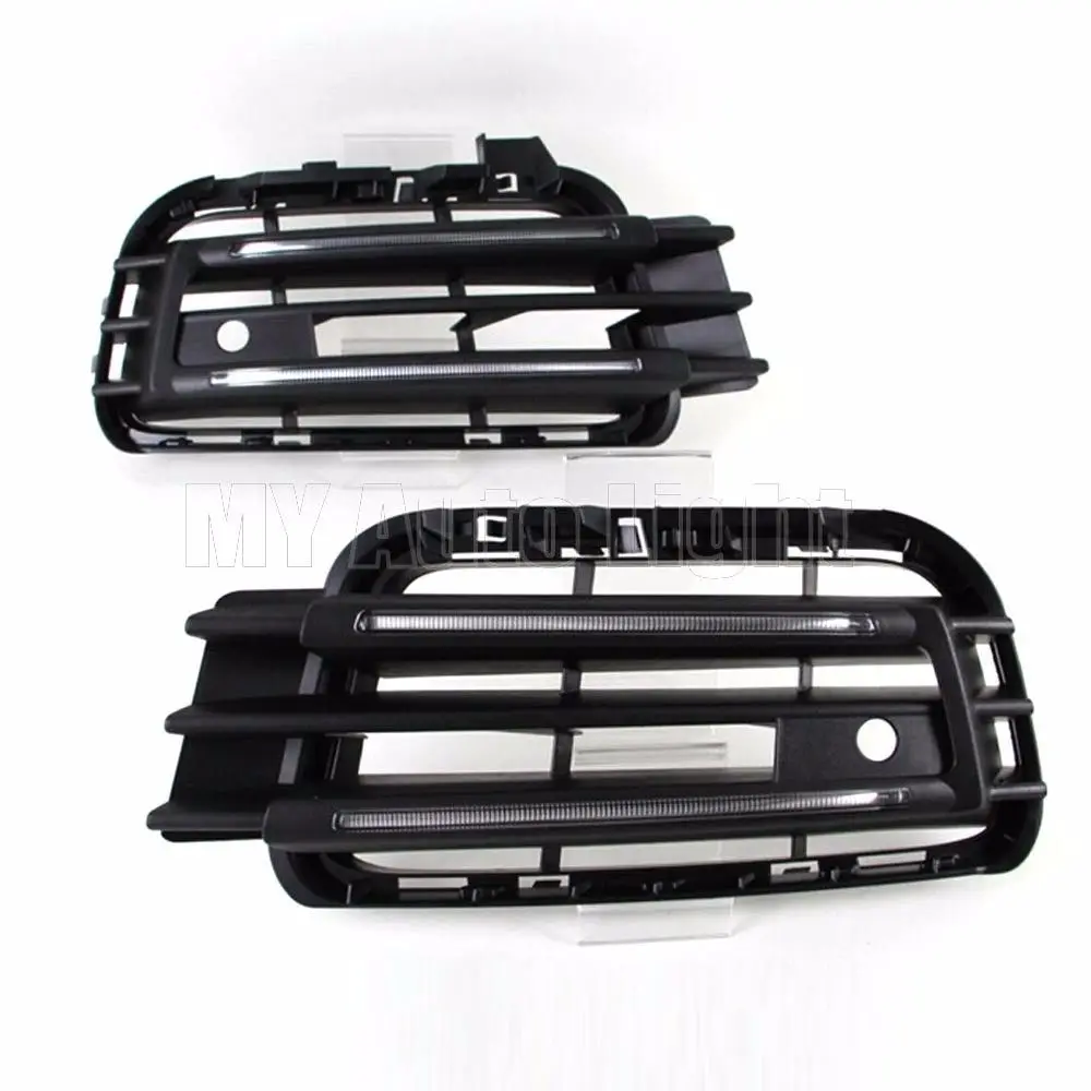 

LED Daytime Running Lights For Volkswagen Touareg 2011-up DRL Black Fog Lamps