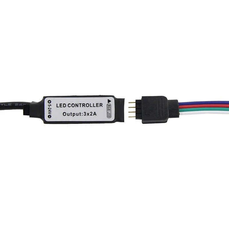 Newest 1-5m 5V 5050 RGB SMD 60LEDs Strip Light USB with 24 Keys Remote Control