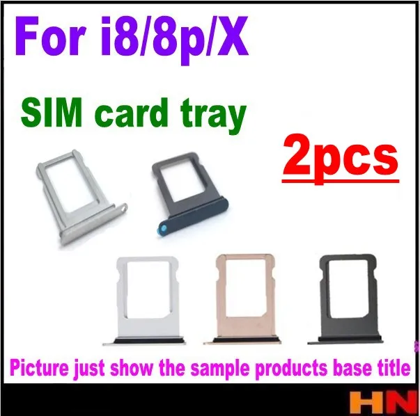 2 шт. лоток для Sim карты Iphone X 8 8P Plus|sim holder|parts trayiphone plus |