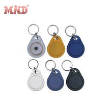 100 шт. 125 кГц брелок для ключей близость ABS ключевые теги для контроля доступа по отпечаткам записи и читаемый брелок брелков T5577 чип