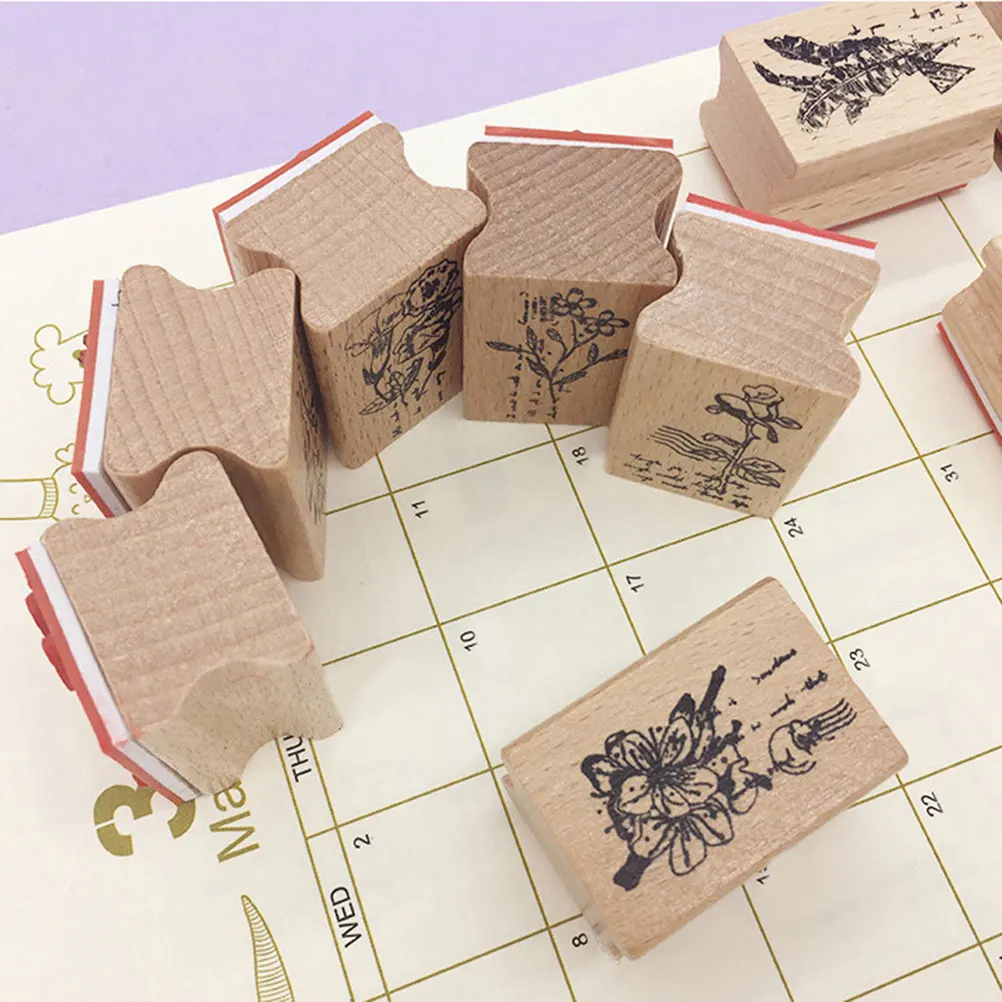 9 шт. Stamper Postmark Stamper декорационная игрушка для девочек детей