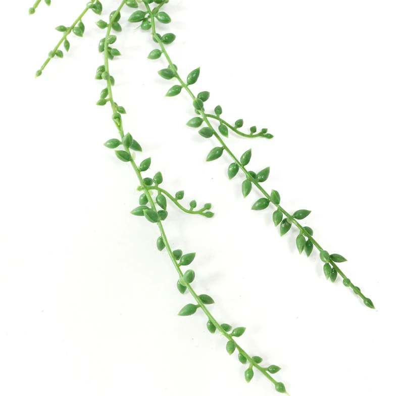 JAROWN Simulation Succulent Plants Artificial Lover Tears Green Rattan Wall Hangings Home Garden DIY Wedding Party Leisure Decor (15)