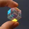 Prisme Cube en verre optique, prisme en Cube 18x18mm avec miroir dichroïque croisé défectueux, décor de diviseur, Module Transparent, verre optique, classe jouet ► Photo 2/6