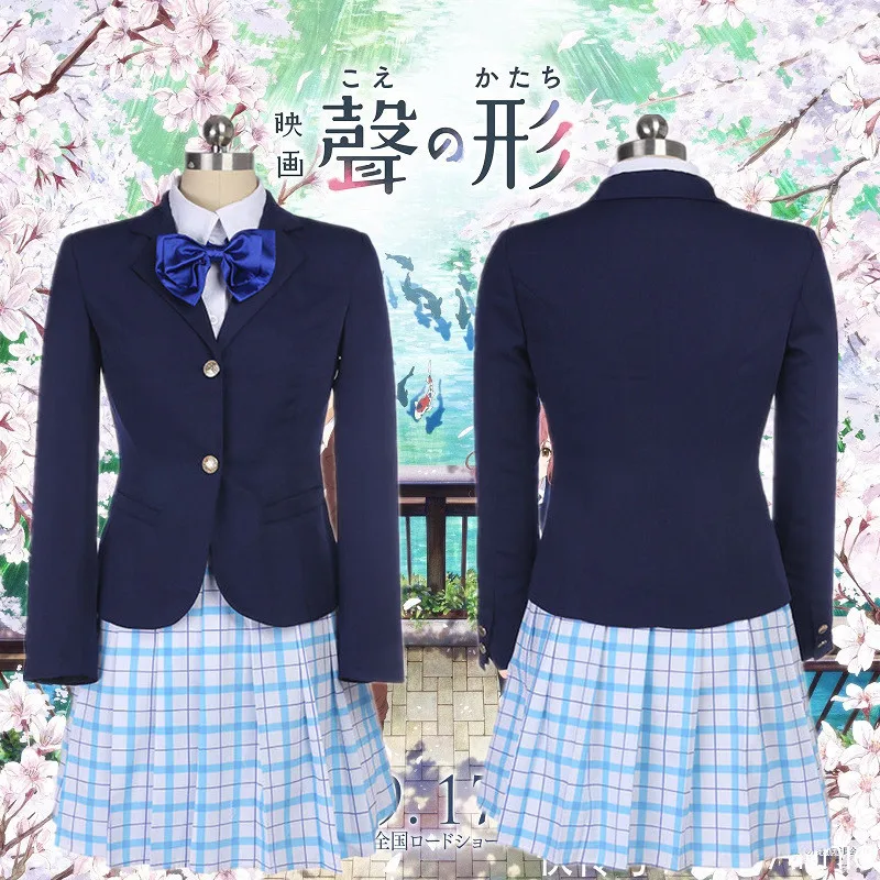 

Anime A Silent Voice/The Shape Of Voice Shouko Nishimiya Shoko Cosplay Costume Women Custom Made Cute Girls School Uniform