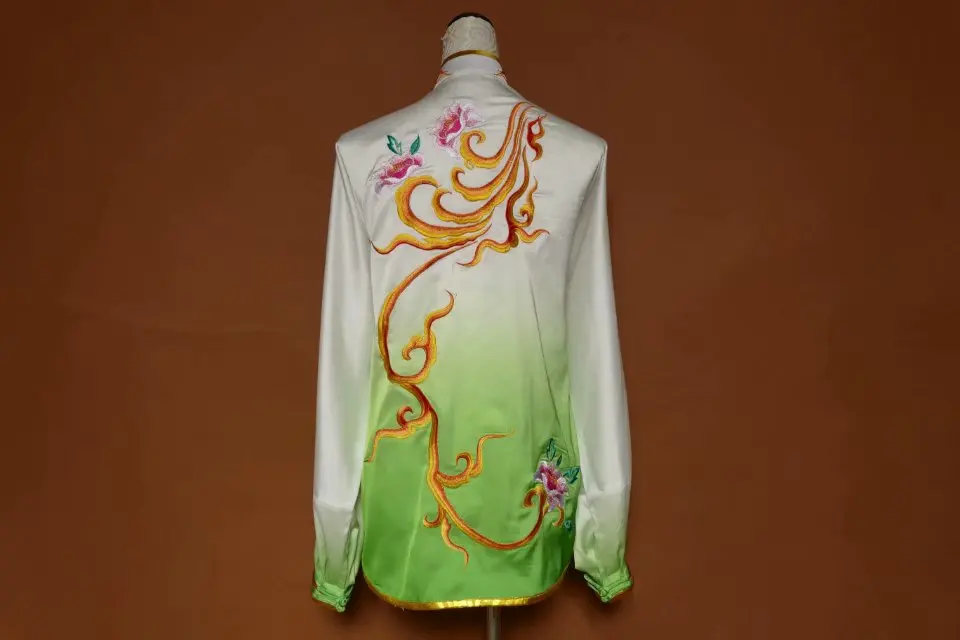 Wushu taichi одежда тайцзи changquan Униформа боевых искусств соревнование вышитая kungfu