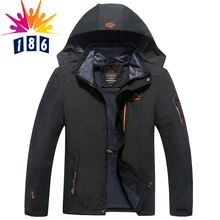 Frühling herbst jacke männliche Plus Größe L-5XL 6XL 7XL 8XL jacke wasserdicht winddicht jacke dünnschliff männer warmen mantel jacke