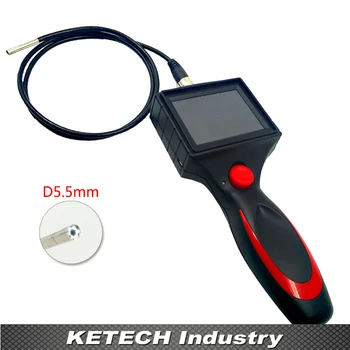 

Handheld 3.5" LCD Industrial Video Borescope VideoScope OD 5.5mm Video Inspection Endoscope IP67 Waterproof Camera Borescope
