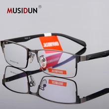 Модная оправа для очков Для мужчин компьютер Оптические очки для близорукости Frame зрелище мужской прозрачный прозрачные линзы Винтаж Q233