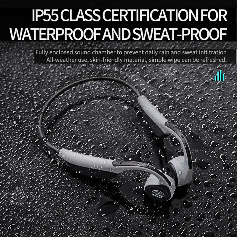 Bluetooth 5 0 Wireless Headphones Bone Conduction Earphone Outdoor Sport Headset Stereo Hifi Headset with Micr PK Z8 for xiaomi