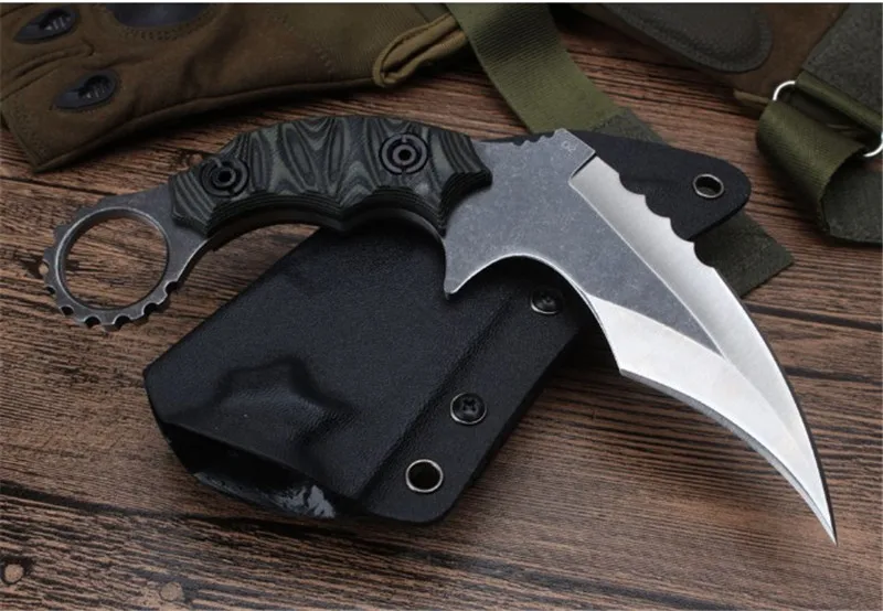 керамбит Уличные ножи Karambit cs go коготь нож выживания самообороны тактический