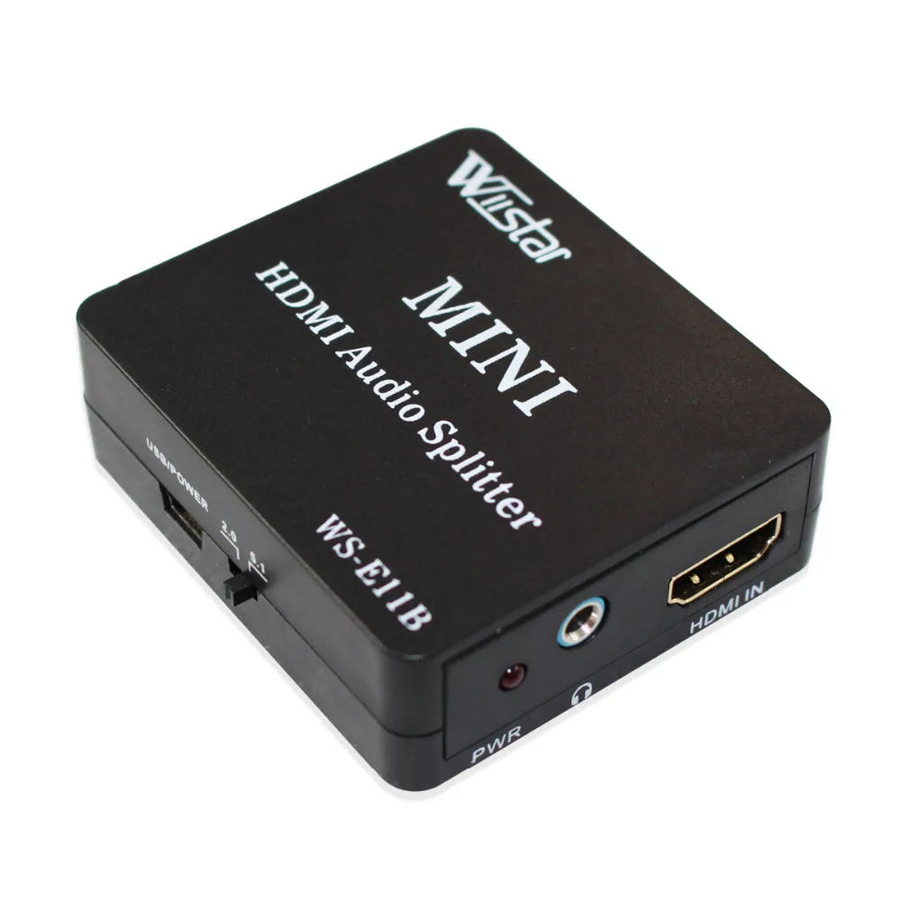 Wiistar мини HDMI аудио сплиттер 50% скидка R/L Spdif аудио с 2,1/5.1ch HDMI аудио экстрактор