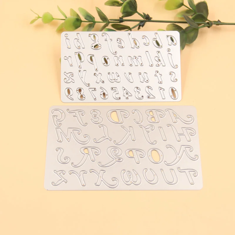 

KLJUYP Number&letter Metal Cutting Dies Stencils for DIY Scrapbooking/photo album Decorative Embossing DIY Paper Cards