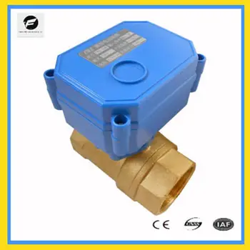 

CWX-15 DN15 2-way DC3-6v motorized brass ball valve CR05 5 wires with feedback signal mini electric water control valve 1/2 inch
