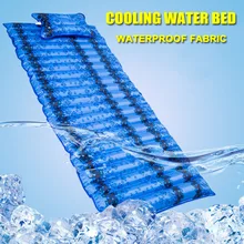 Надувная подушка складной открытый водный матрас коврик для ванной комнаты C55K