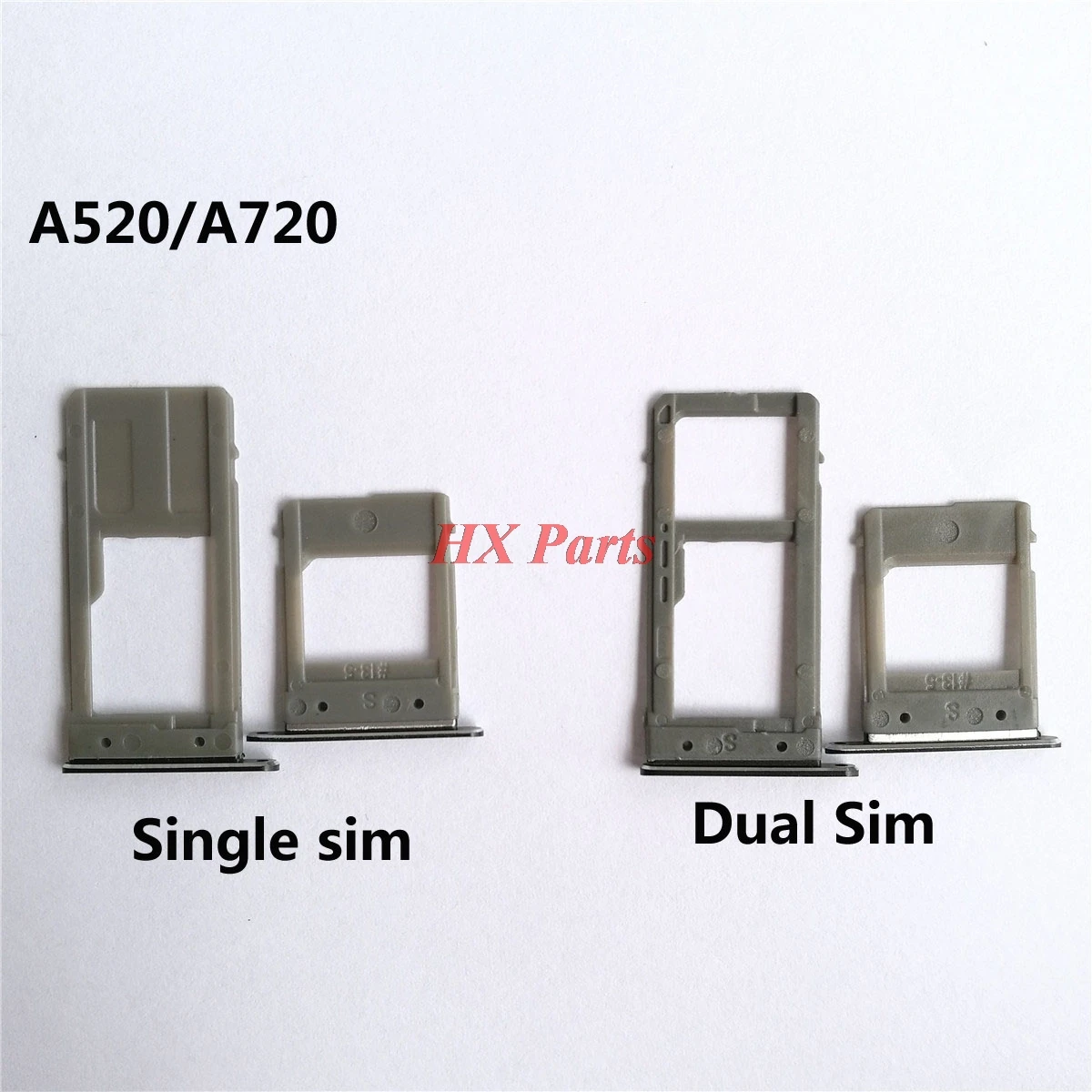 

For Samsung Galaxy A520 A720 A5 2017 A7 2017 Single Sim & Dual Sim SIM Card Tray Sim Slot SD Card Holder Adapter Spare Parts