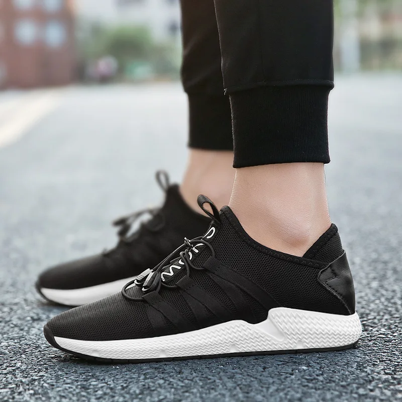 Luxo Mocassins Casuais Homens Masculina Sneakers Marca Moda Masculinos Preto Estações Sapatos Dos Flats Mycolen Novos De Tenis Malha FIn8Ef