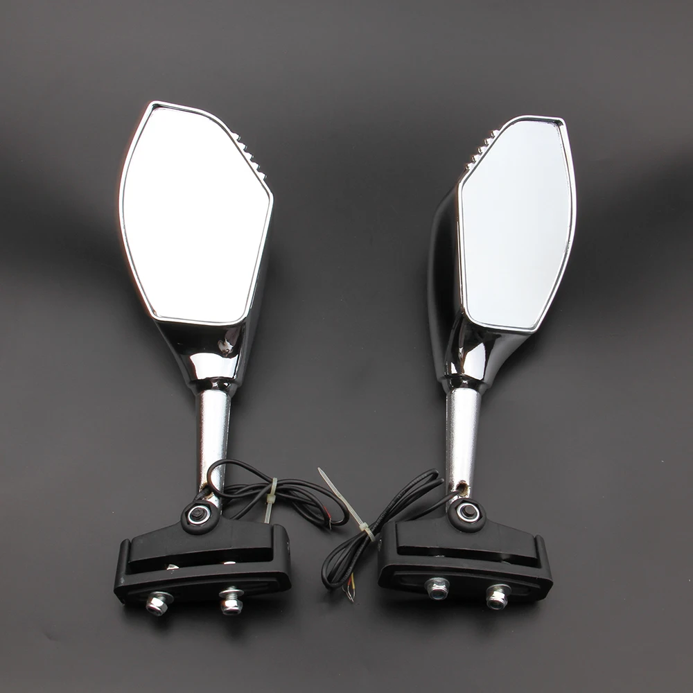 Для Honda Kawasaki Suzuki Yamaha Cruiser Road Star Dyna Wide XL боковое зеркало заднего вида аксессуары для