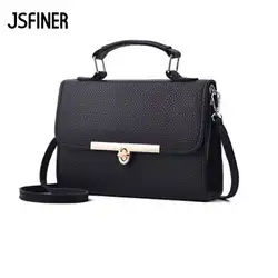 JSFINER Для женщин Роскошная сумочка женский Синтетическая кожа Клеманс клапаном сумки на плечо Для женщин модных магазинов Банкетный сумочка