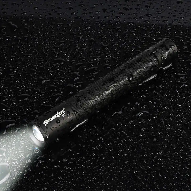 Q5 AA14500 3Mode ZOOM LED Super Bright Flashlight powerful led flashlight MINI Police Torch lanterna led Q5 #4A30 (5)