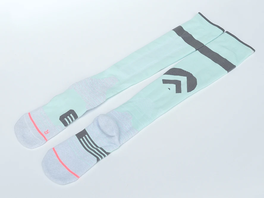 Носки снежные Aeroblend ALSACE, носки для бега до середины икры для женщин, нейлоновые Компрессионные носки для велоспорта, катания на коньках, носок и пятка, сноуборд, Спортивные Чулки