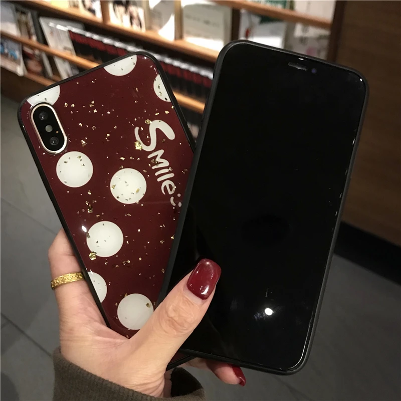 Роскошный блестящий чехол для телефона из золотой фольги для iPhone X XS Max XR 7 8 6 6S Plus TPU Coque Cover Capa для iPhone 7X8 блестящий чехол Fundas