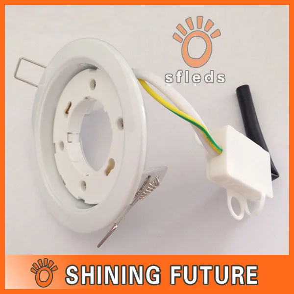 Lamp Holder Silver Gx53 Led Ceiling Lamp Socket Three