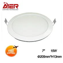 Светодиодная потолочная панель 15 Вт 7 дюймов FedEx белый/теплый белый, AC85-265V