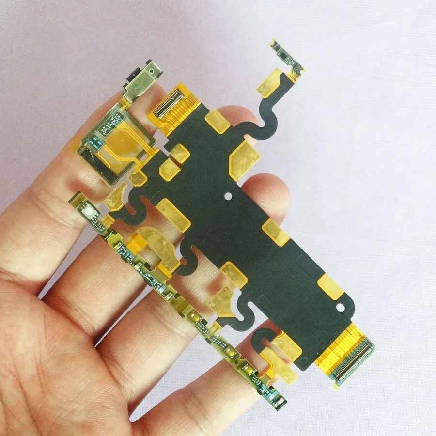 

5pcs/lot For Sony Xperia Z1 L39h C6903 Motherboard Mianboard Flex With Volume Key Button And Power Key Button Flex Cable