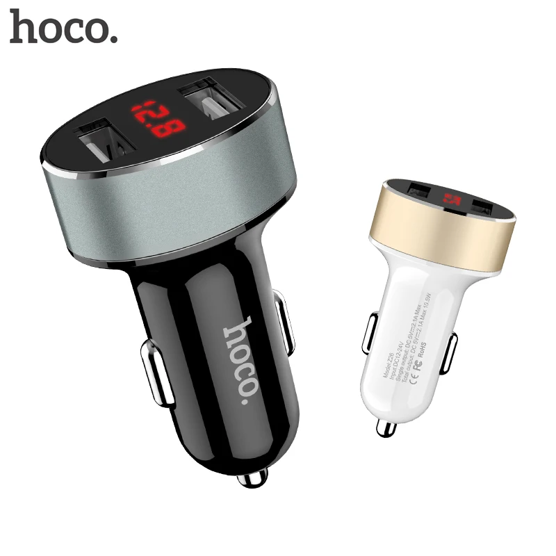 HOCO سيارة شاحن الهاتف المزدوج usb شاحن سيارة شاشة LED USB شاحن آيفون XR XS ماكس سامسونج Xiaomi USB الهاتف شاحن الجهاز اللوحي HOCO سيارة شاحن الهاتف المزدوج usb شاحن سيارة شاشة LED USB شاحن آيفون XR XS ماكس سامسونج Xiaomi USB الهاتف شاحن الجهاز اللوحي