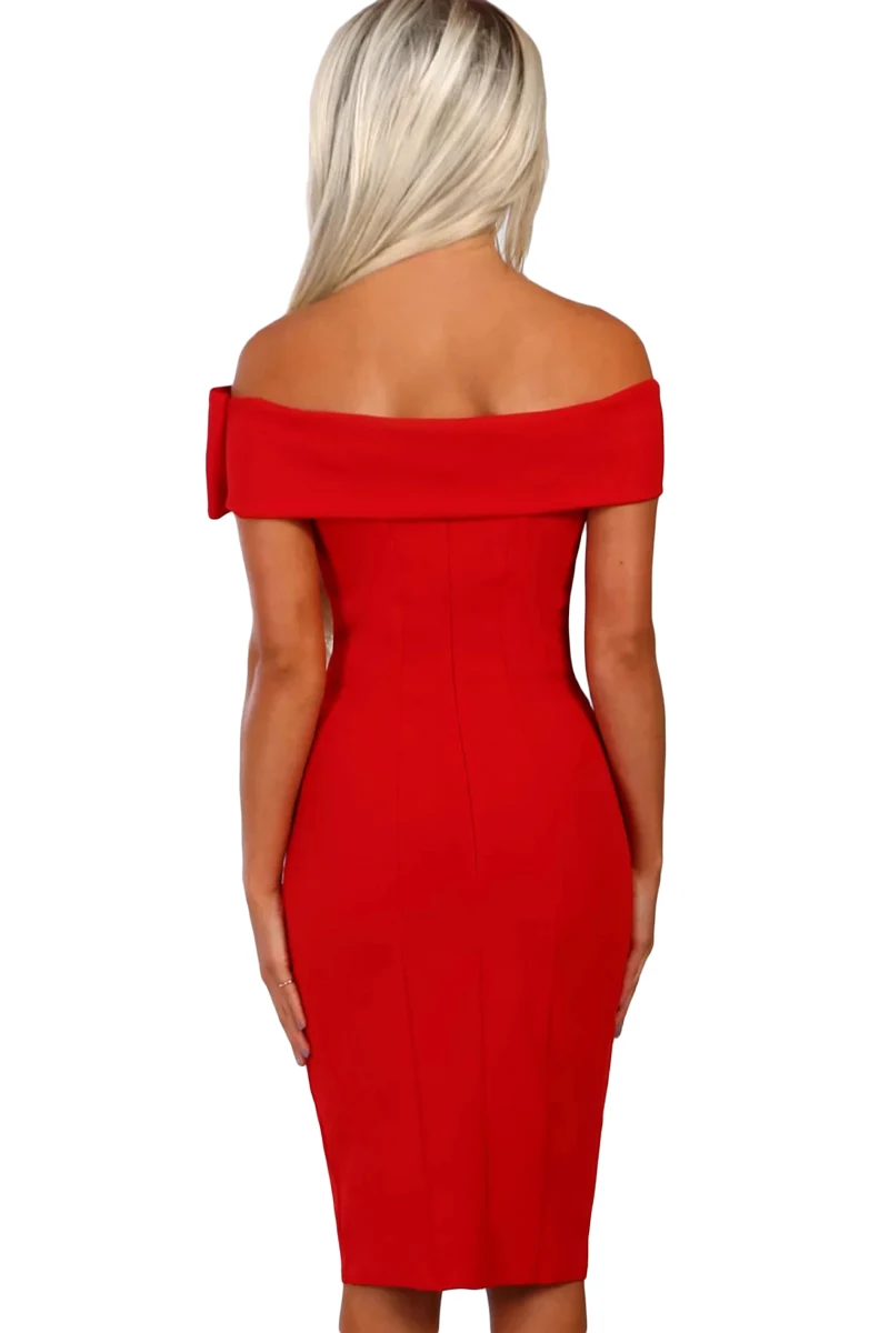 Red-Bow-Detail-Bardot-Bodycon-Midi-Dress-LC610907-3-2