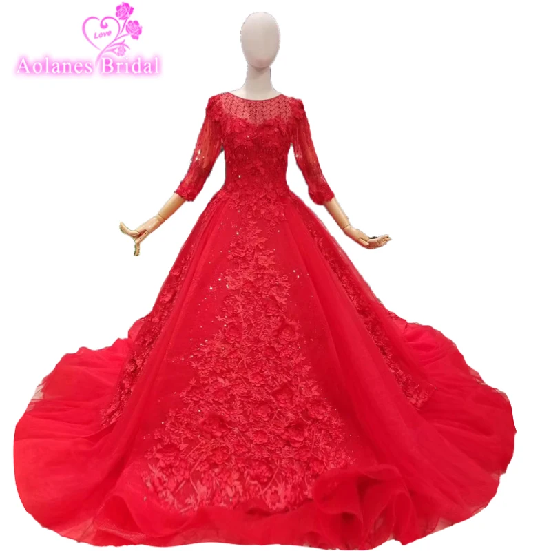 red gown design 2019