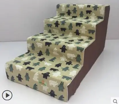 

Can be customized multilayer pet staircase removable and washable pet staircase pet ladder steps