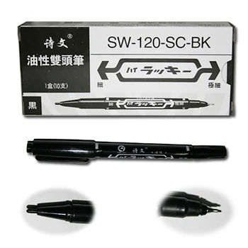 

Tattoo Thermal Pen 10pcs/set Red Black Blue Drawing Pen Transfer Stuff Tattoo Accessories