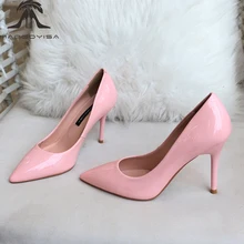 Pointed High Heels/Women's Pumps Are Designed For Elegant Fashion Women For Party And Made Of Genuine Leather 2019 MANGOYISA Pointed High Heels/Women's Pumps Are Designed For Elegant Fashion Women For Party And Made Of Genuine Leather 2019 MANGOYISA