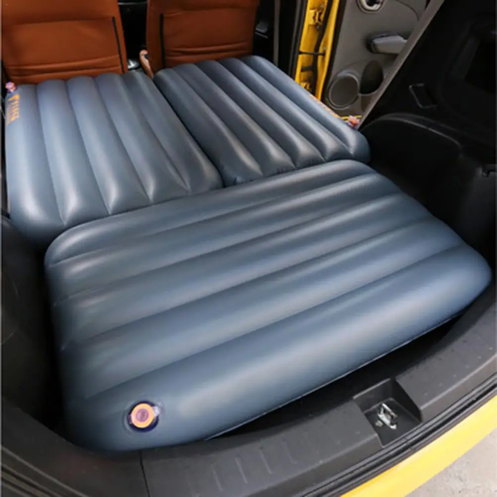 Универсальный автомобильный надувной матрас для путешествий, портативный надувной матрас для путешествий, для кемпинга, надувная кровать, складная подушка для багажника, портативная кровать