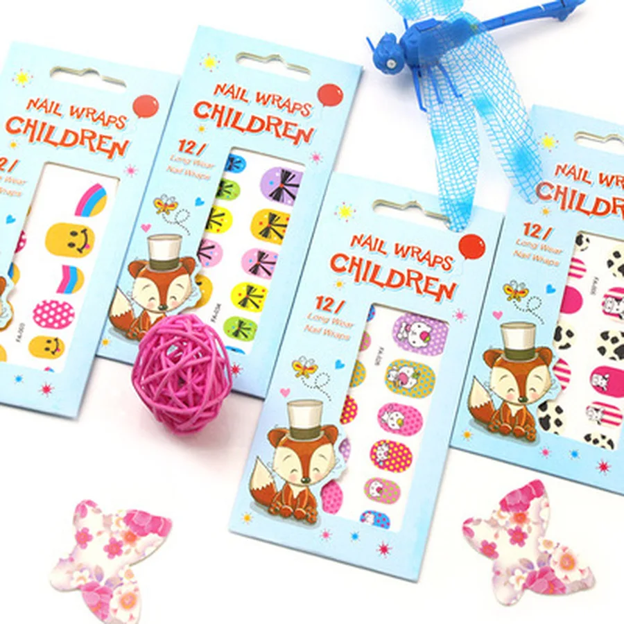 

1~10 Different Sheets Nail art Sticker Set Cute Pet DIY Mixed Design New Stickers Pack Cartoon Children Toys Gifts For Kids