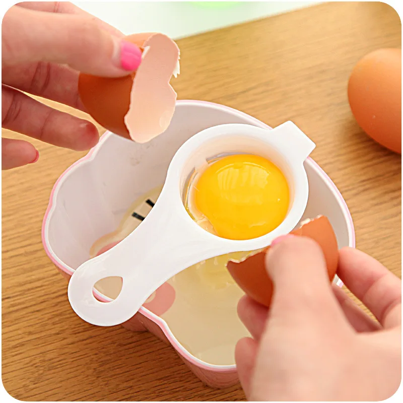 

Creative Plastic Egg White Yolk Device Yolk Separator Practical Kitchen Utility Tool Egg Yolk Egg White Separators Egg Tool