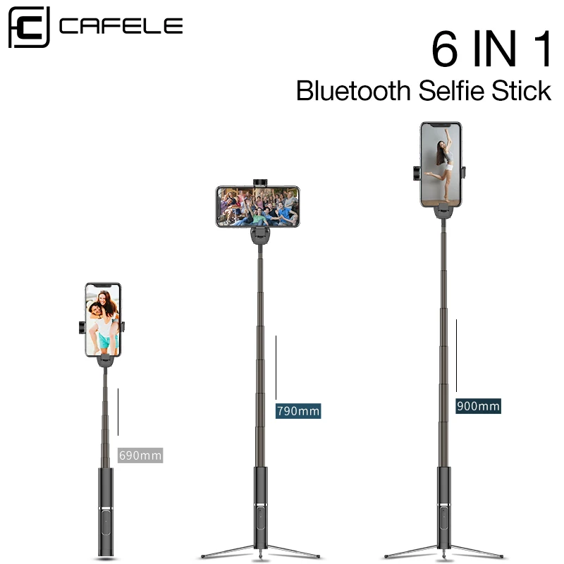 Селфи палка CAFELE с Bluetooth Портативный Ручной штатив для камеры смартфона