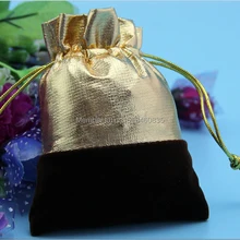 500 шт/партия CBRL бархатный шнурок Ювелирная Сумка/Сумка для косметики/wilget, размер можно настроить, различные цвета