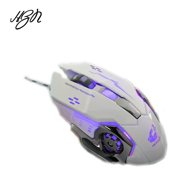 Modest USB Wired Mouse 4 Grades DPI LED Colorful Light Gaming Mouse Smooth Wheel Ergonomics PC Laptop Notebook Computer Peripherals Modest USB Wired Mouse 4 Grades DPI LED Colorful Light Gaming Mouse Smooth Wheel Ergonomics PC Laptop Notebook Computer Peripherals