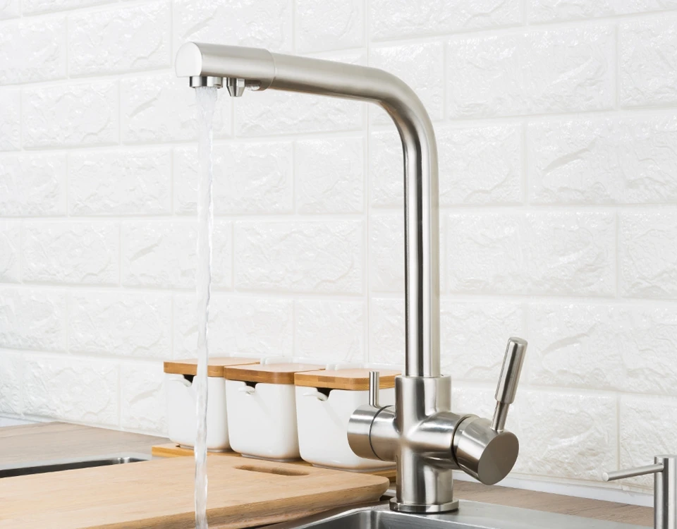 FRAP Kitchen Faucet 5 color brass kichen sink faucet water mixer taps with filtered water mixer cold and hot water tapware