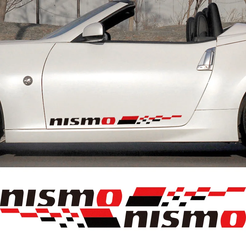 1 пара NISMO наклейки на двери автомобиля Наклейка Стайлинг для Nissan qashqai juke almera x trail