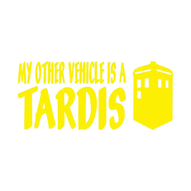 Мой другой автомобиль это фотография автомобильная с TARDIS|stickers transformers|window squeegeewindow