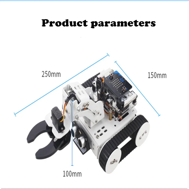 DIY micro: набор интеллектуальных роботов для автомобиля Qtruck/pyton обучающий микробит программируемый робот для мобильного телефона приложение для управления алюминиевым al