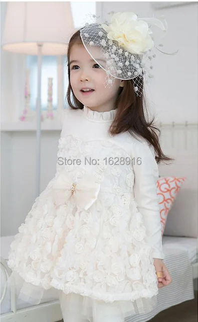 Winter Flower Girl Dress