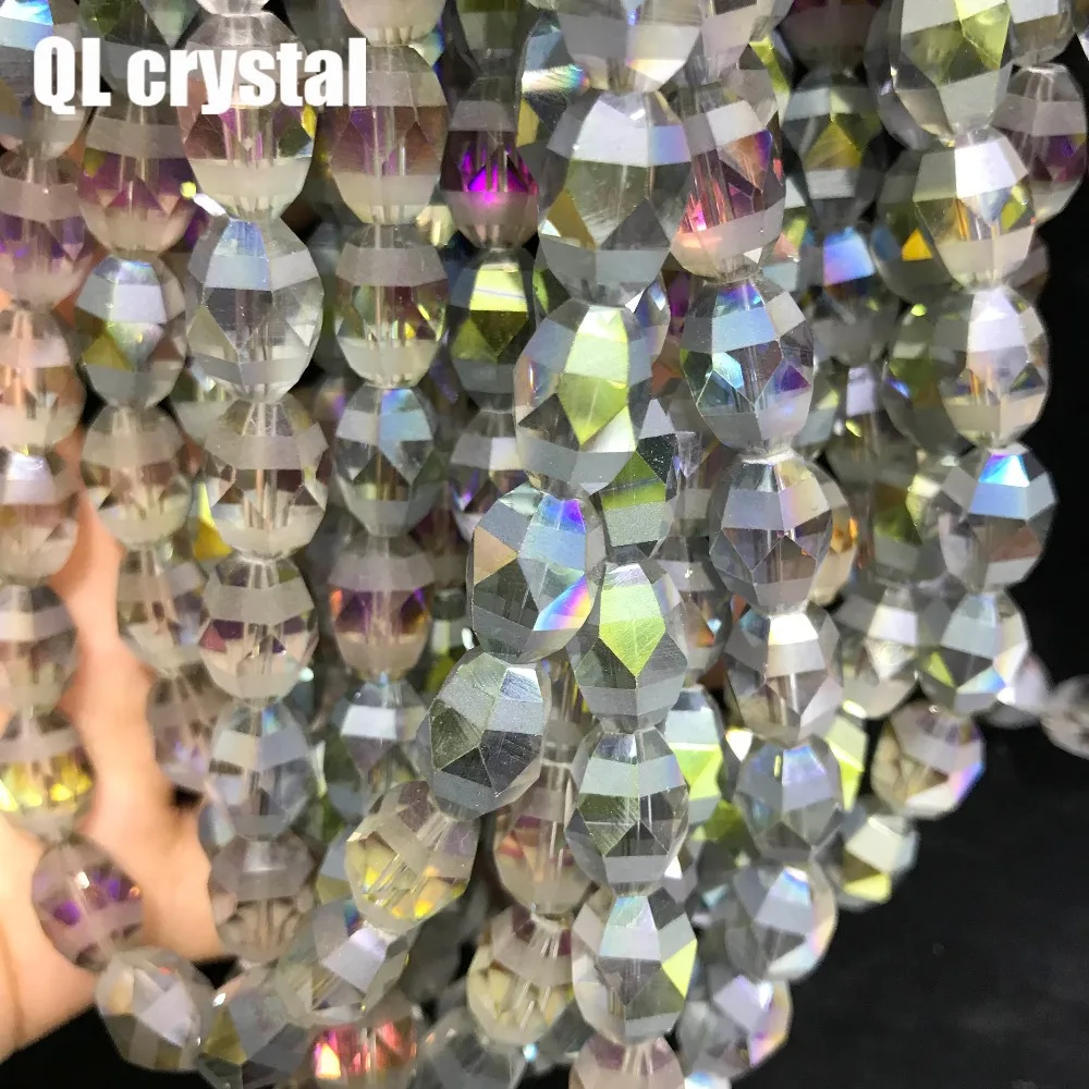 50pcs10x14mm Bicone Австрийские хрустальные бусины Шарм свободные бусины DIY серьги ожерелье hadicraft браслет ювелирные изделия