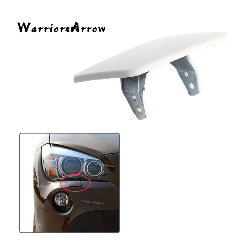 

WarriorsArrow Front Bumper Headlight Left Washer Cover Cap Unpainted For BMW X1 E84 2009 2010 2011 2012 51112993585